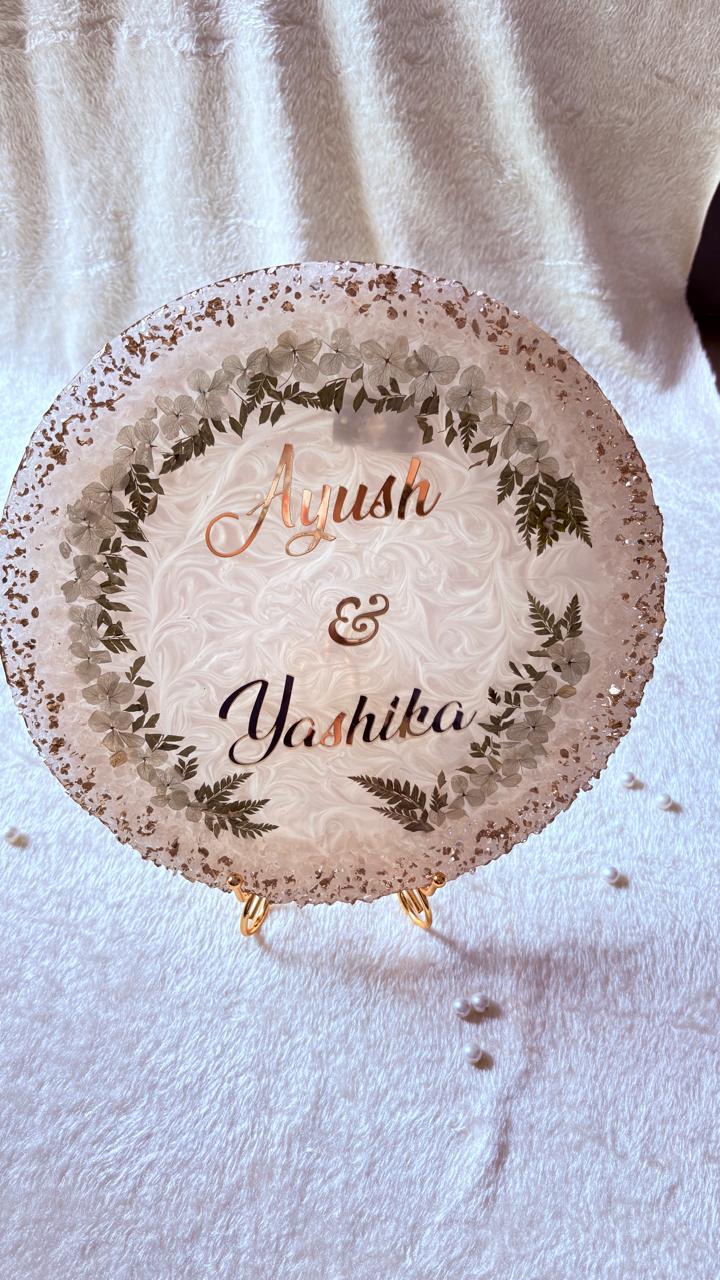 Kids Room Resin Name Plate
